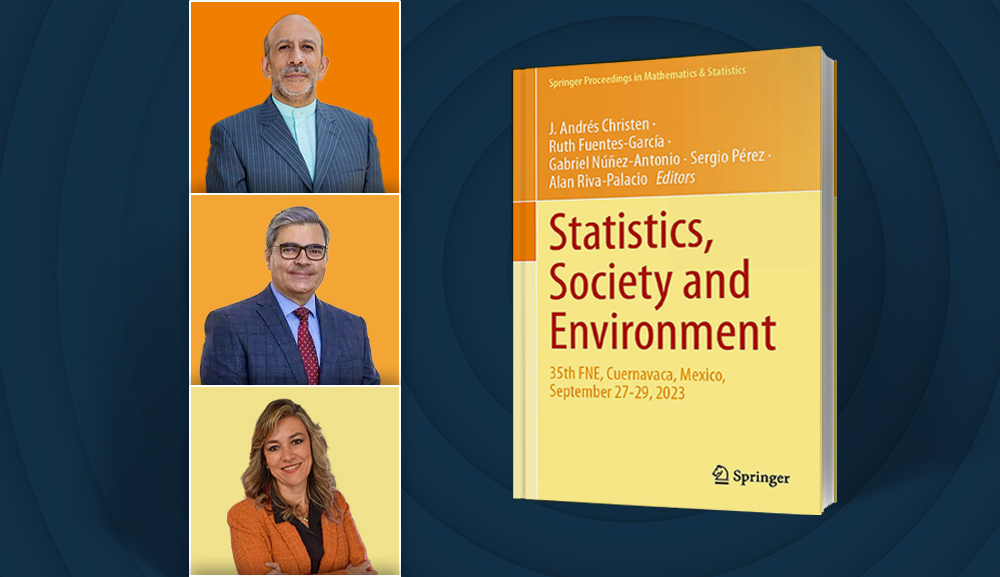Académicos de Ciencias Actuariales publican en libro sobre estadística y sociedad