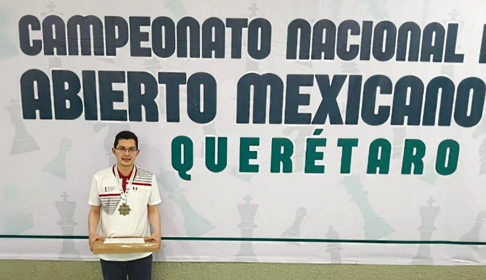 Andrey González Zhárikov se corona campeón nacional sub-18 en el Abierto Mexicano de Ajedrez “Querétaro 2025” 