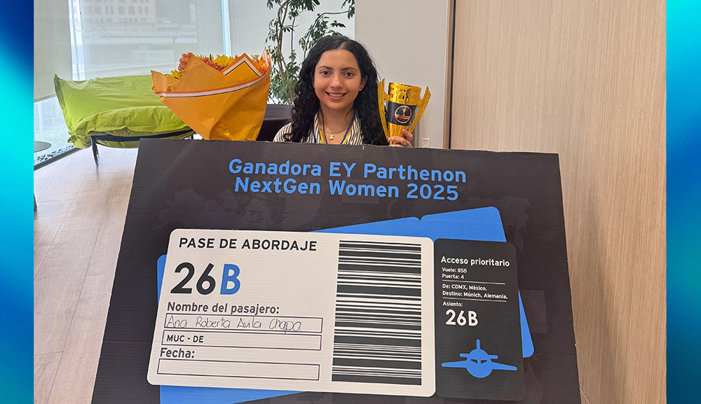 Ana Roberta Ávila gana la competencia local EY NextGen Women 2025