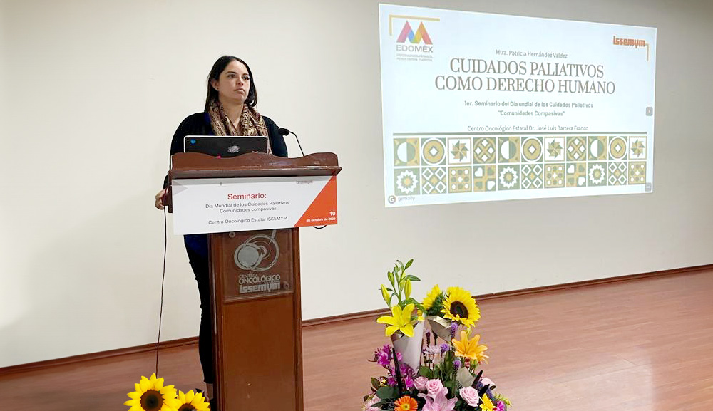 La Mtra. Patricia Hernández participa en el 1er. Seminario del Día Mundial de los Cuidados Paliativos