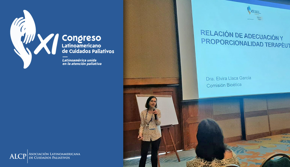 La Dra. Elvira Llaca participa en el XI Congreso Latinoamericano de Cuidados Paliativos