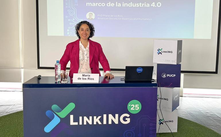 La Dra. Marieli de los Ríos participó en el congreso LinkING como ponente internacional en bioética y tecnología