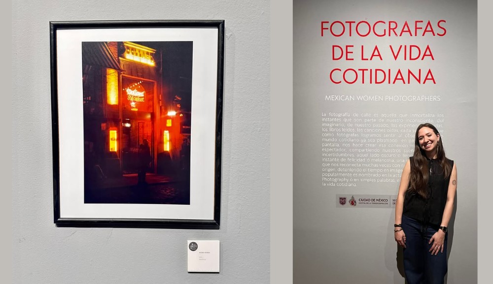 Andrea Ibarra Gómez forma parte de la exhibición Fotógrafas de la vida cotidiana