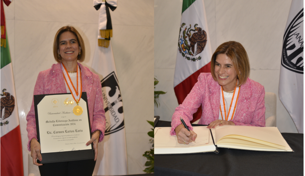 Carmen Larios, ejemplo de liderazgo y excelencia Anáhuac en la industria de la comunicación