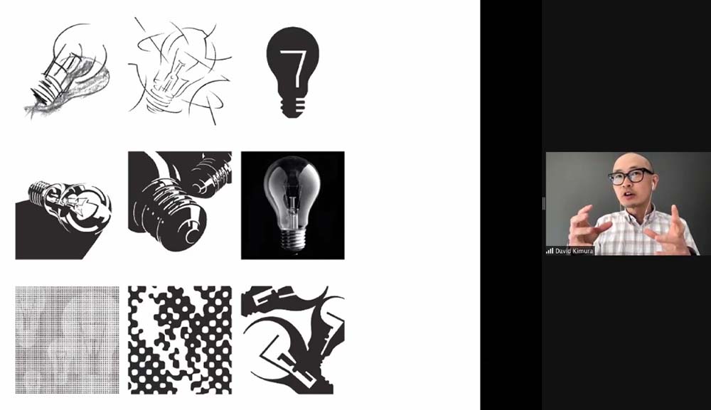 El diseñador gráfico habló sobre la belleza de los libros y la importancia de utilizar la geometría para definir proporciones en editorial.