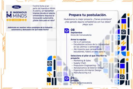 Convocatoria Ingenious Minds 2025 Ford