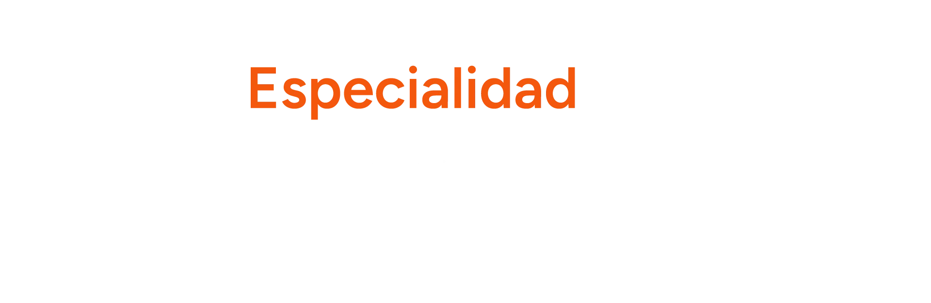 <span>Especialidad en Docencia e Innovación</span>