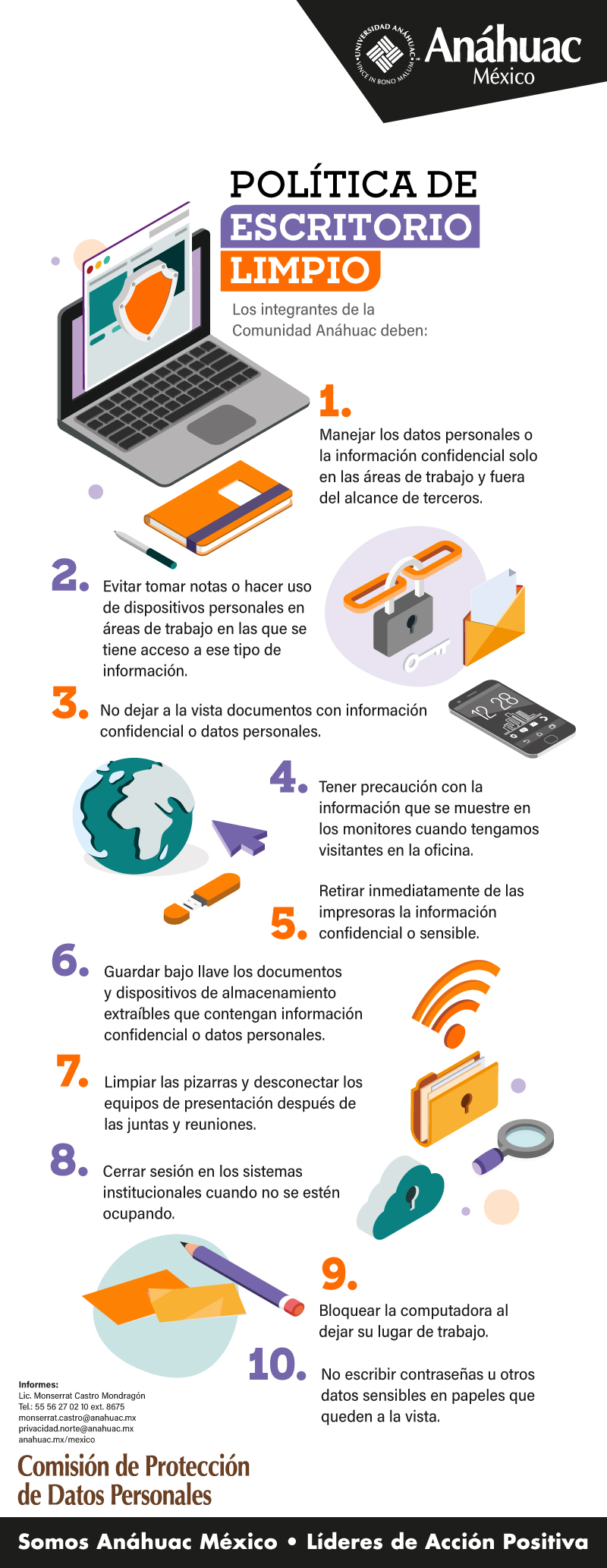 Pol&iacute;tica de escritorio seguro